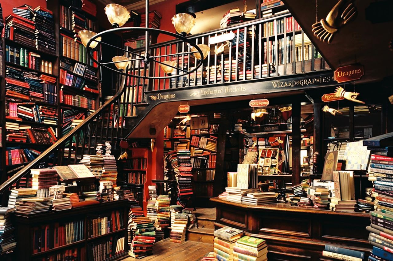 Inside the book store