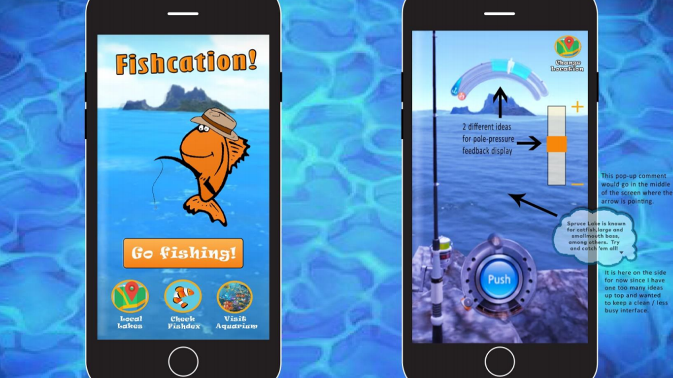 Fishcation game page