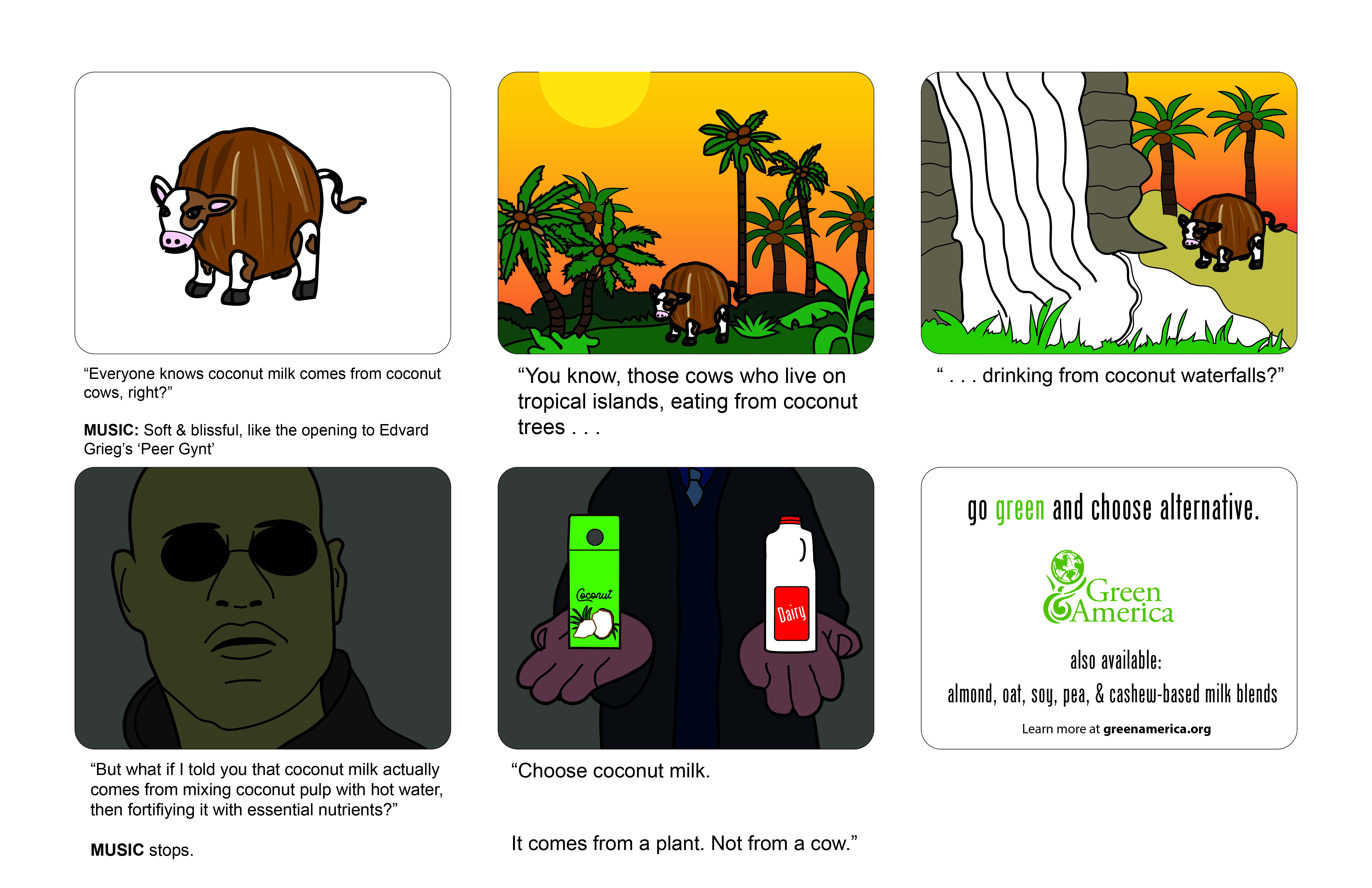 Storyboard for 30-second clip