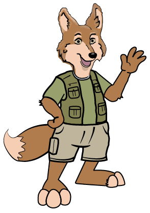 Coyote Campground mascot
