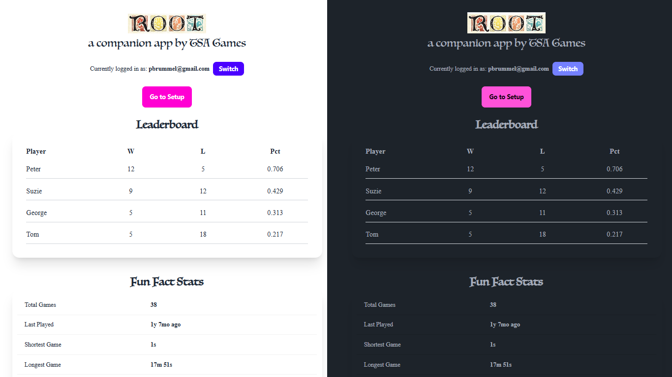 Root Companion App page