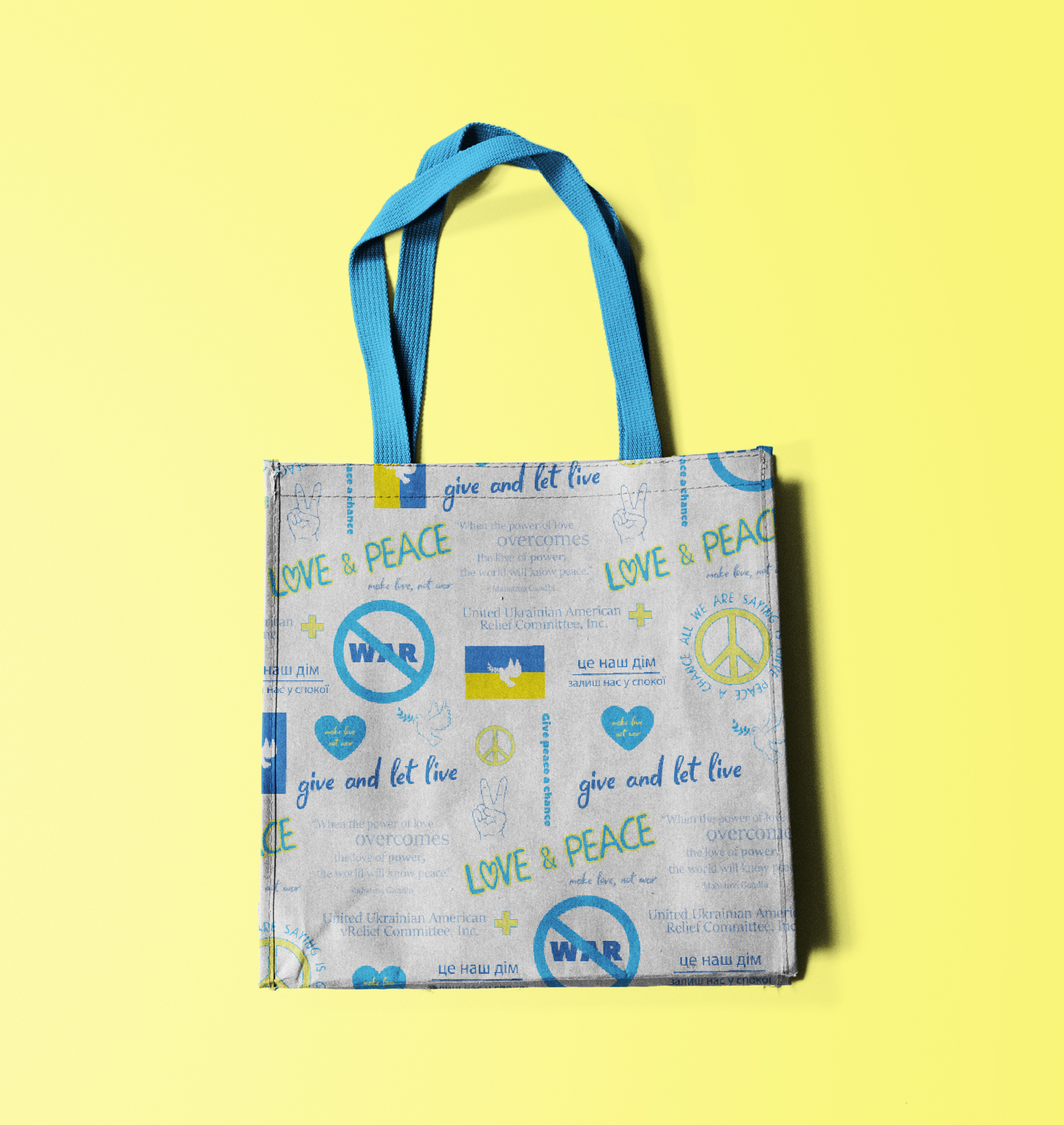 Ukraine fundraiser bag