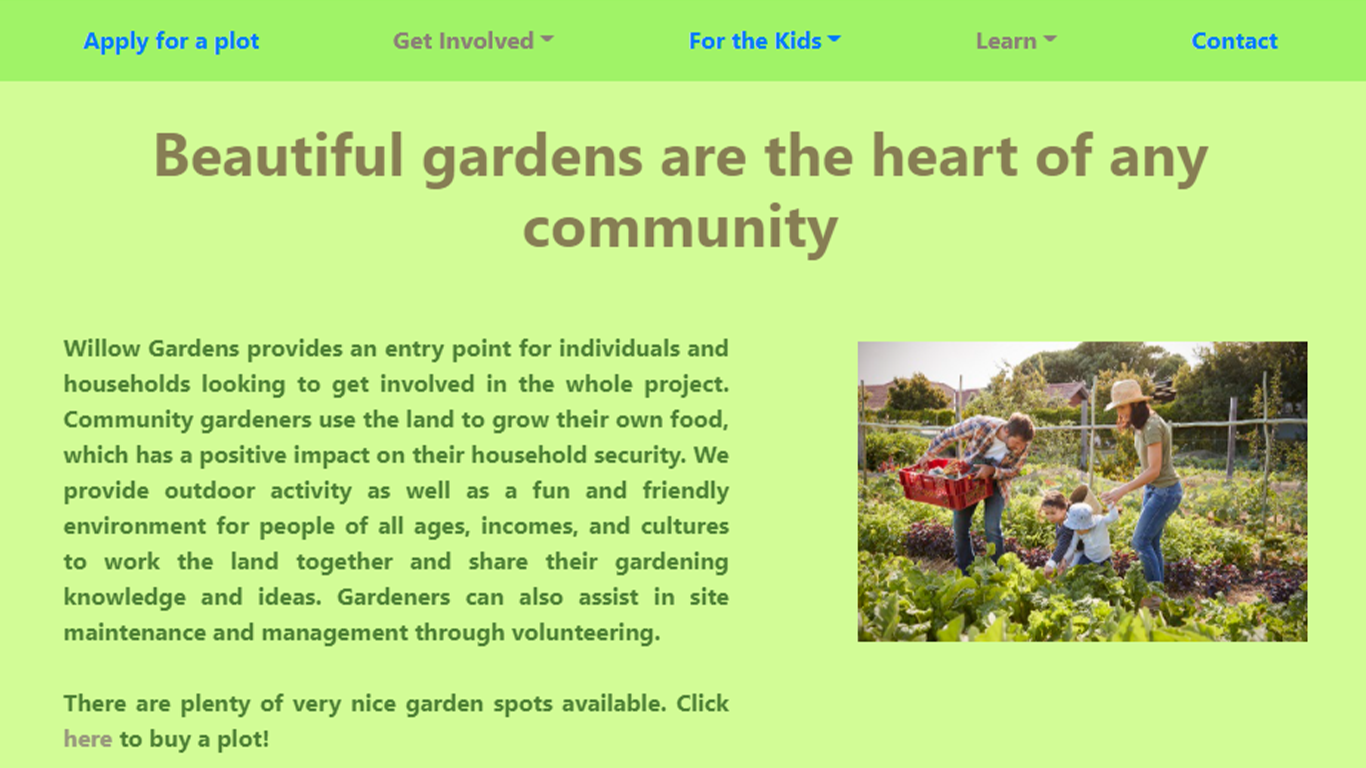 Website project page